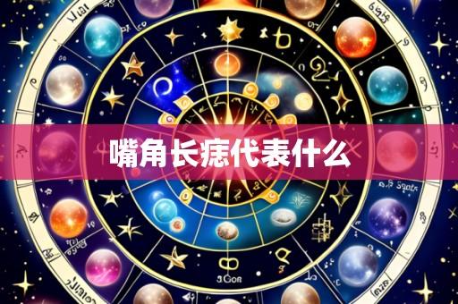 嘴角长痣代表什么