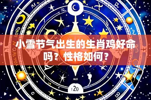 小雪节气出生的生肖鸡好命吗？性格如何？