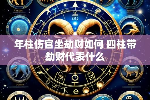 年柱伤官坐劫财如何 四柱带劫财代表什么