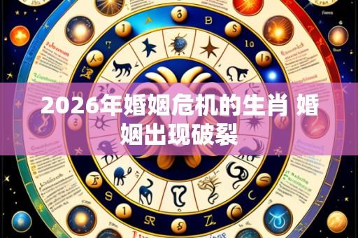 2026年婚姻危机的生肖 婚姻出现破裂