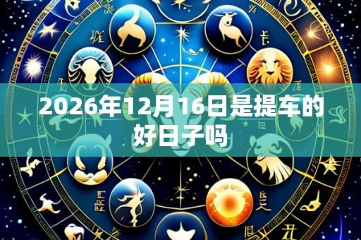2026年12月16日是提车的好日子吗