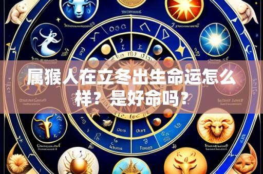属猴人在立冬出生命运怎么样？是好命吗？