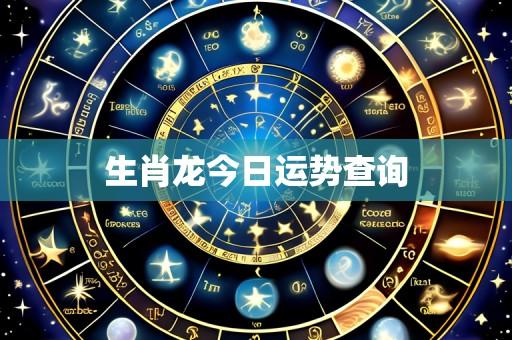 生肖龙今日运势查询