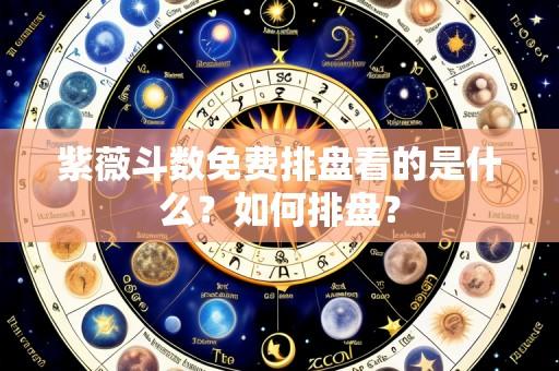 紫薇斗数免费排盘看的是什么？如何排盘？