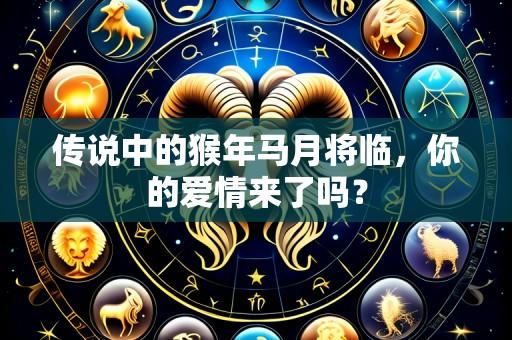 传说中的猴年马月将临，你的爱情来了吗？