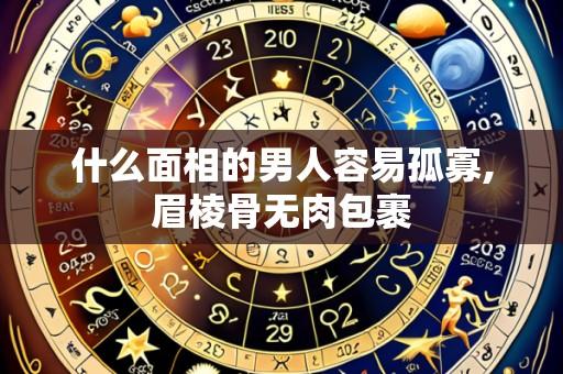 什么面相的男人容易孤寡,眉棱骨无肉包裹