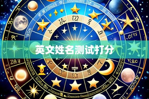 英文姓名测试打分