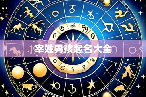 宰姓男孩起名大全