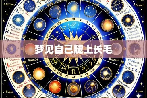 梦见自己腿上长毛