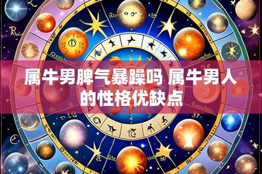 属牛男脾气暴躁吗 属牛男人的性格优缺点
