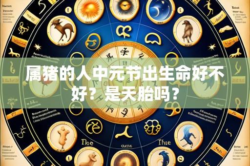 属猪的人中元节出生命好不好？是天胎吗？