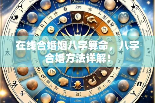 在线合婚姻八字算命,八字合婚方法详解!