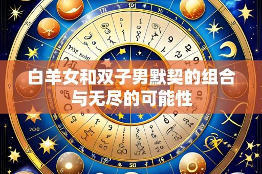 白羊女和双子男默契的组合与无尽的可能性