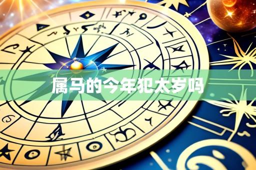 属马的今年犯太岁吗