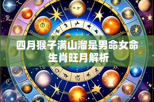 四月猴子满山溜是男命女命 生肖旺月解析