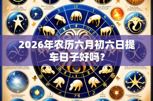 2026年农历六月初六日提车日子好吗?