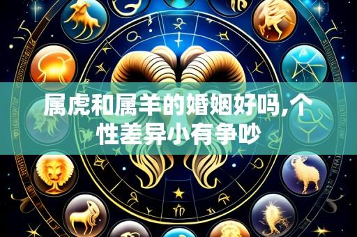 属虎和属羊的婚姻好吗,个性差异小有争吵