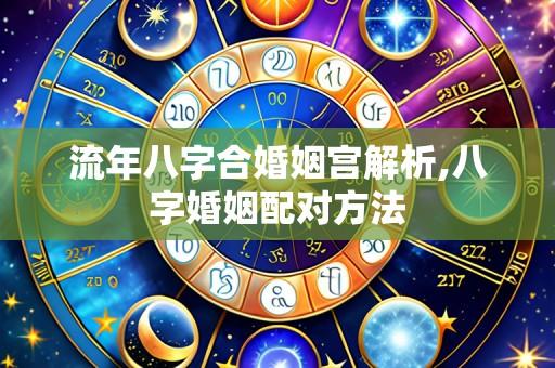 流年八字合婚姻宫解析,八字婚姻配对方法