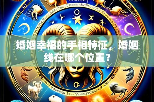 婚姻幸福的手相特征,婚姻线在哪个位置?