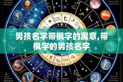 男孩名字带枫字的寓意,带枫字的男孩名字