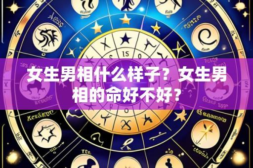 女生男相什么样子?女生男相的命好不好?