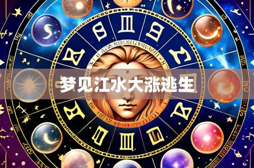 梦见江水大涨逃生