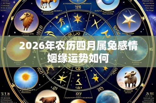 2026年农历四月属兔感情姻缘运势如何