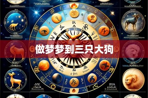 做梦梦到三只大狗