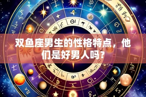 双鱼座男生的性格特点,他们是好男人吗?