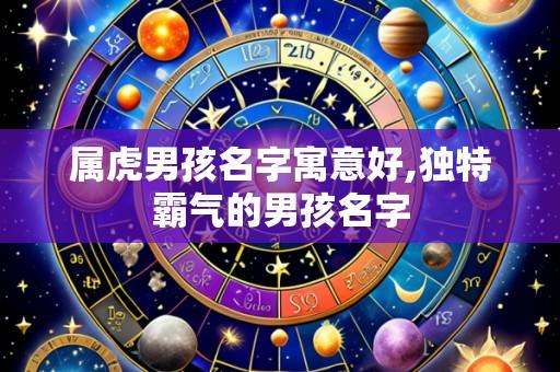 属虎男孩名字寓意好,独特霸气的男孩名字