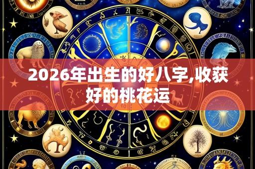 2026年出生的好八字,收获好的桃花运