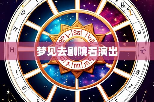 梦见去剧院看演出