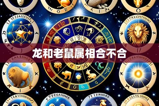 龙和老鼠属相合不合
