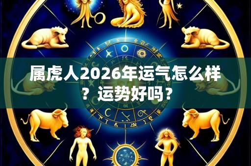 属虎人2026年运气怎么样?运势好吗?