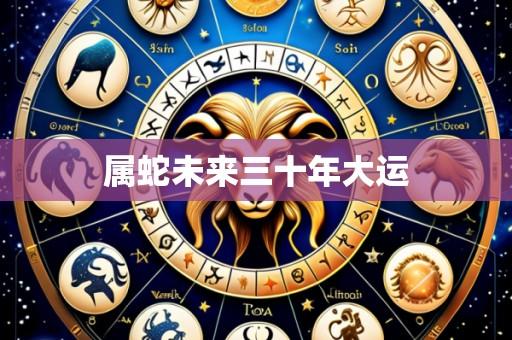 属蛇未来三十年大运