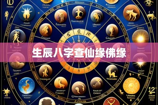 生辰八字查仙缘佛缘
