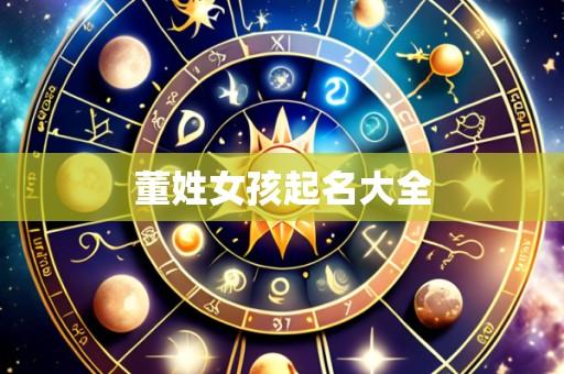 董姓女孩起名大全