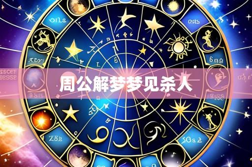 周公解梦梦见杀人