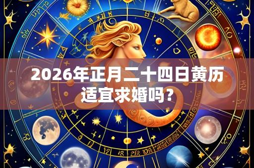 2026年正月二十四日黄历适宜求婚吗?