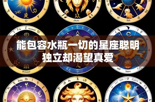 能包容水瓶一切的星座聪明独立却渴望真爱