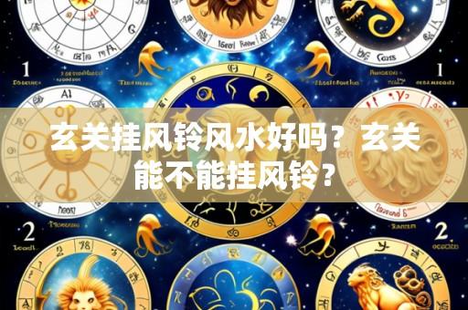 玄关挂风铃风水好吗？玄关能不能挂风铃？