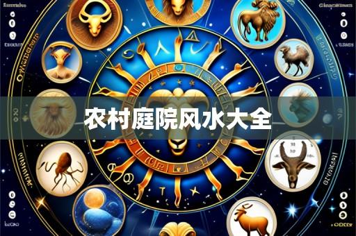 农村庭院风水大全