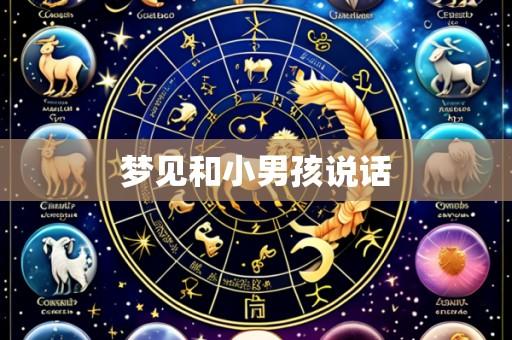 梦见和小男孩说话