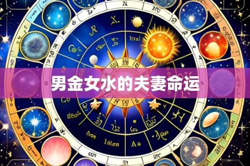 男金女水的夫妻命运