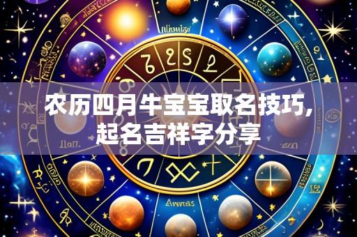 农历四月牛宝宝取名技巧,起名吉祥字分享