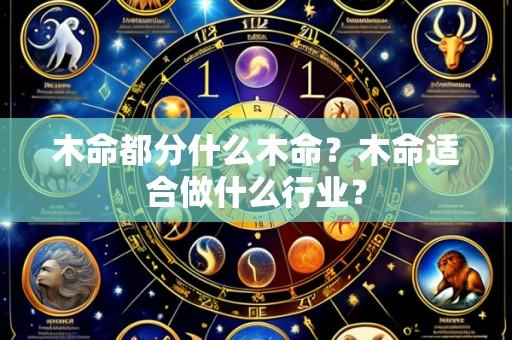 木命都分什么木命?木命适合做什么行业?