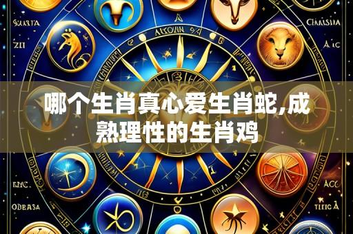 哪个生肖真心爱生肖蛇,成熟理性的生肖鸡