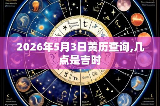 2026年5月3日黄历查询,几点是吉时