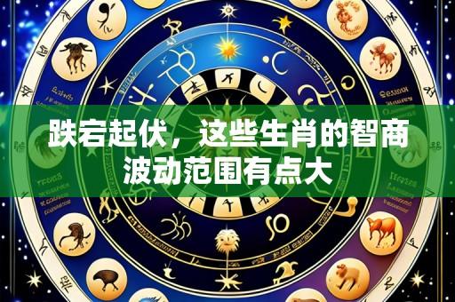 跌宕起伏,这些生肖的智商波动范围有点大