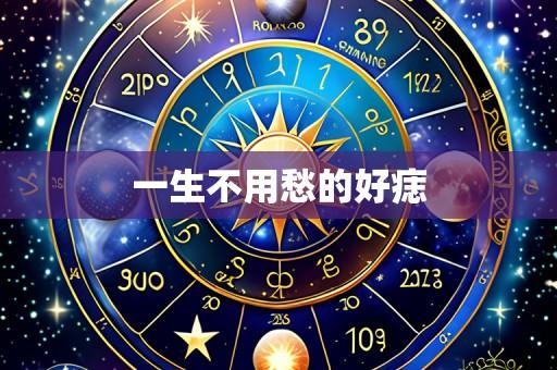 一生不用愁的好痣